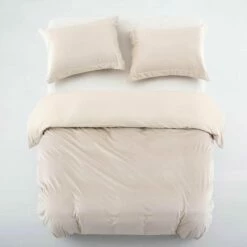 Beige Duvet Cover Crushed Velvet Bedding Set -Bed Linings Sale Beige Makhmal Duvet 2