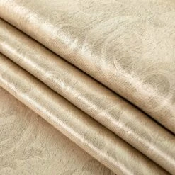 Beige Eyelet Curtains For Living Room Blackout Embossed -Bed Linings Sale Beige 08