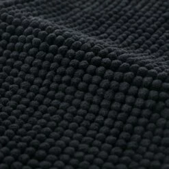 Chenille Bath Mat Black -Bed Linings Sale Black 06 b506263a 18b0 483f 888c 4f09d56ffd64