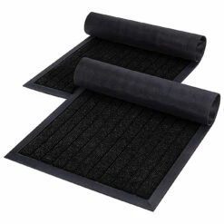 Black Doormat Non Slip PVC Rubber Mat -Bed Linings Sale Black 2 19127fab 5fcb 450b bafb e0275e0946c4