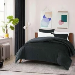 Black Velvet Bedding Duvet Cover Set -Bed Linings Sale Black Makhmal Duvet velvet bed