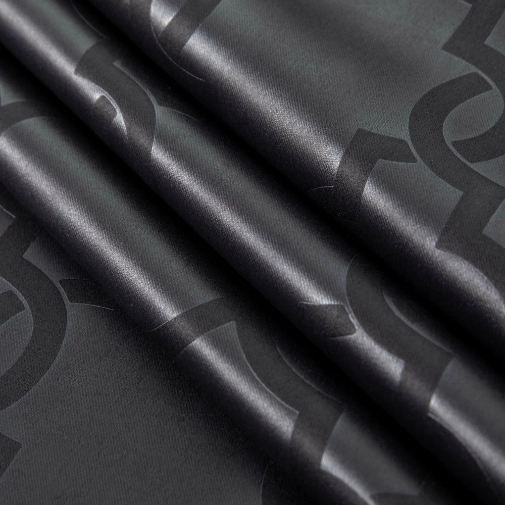 Blackout Curtains Ready Made Embossed Black 11 Blackout Curtains Ready Made Embossed Black - Image 9