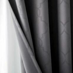 Dark Grey Curtains Ready Made Embossed Pattern 9 Dark Grey Curtains Ready Made Embossed Pattern -Bed Linings Sale BlackoutEmbossedGrey 8 943a6182 af02 476e 8172 3ec789f52836