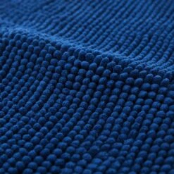 Chenille Navy Bathroom Mat -Bed Linings Sale Blue 06