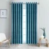 Teal Blackout Curtains Embossed Eyelet -Bed Linings Sale Blue 70a4f75e 532d 4553 85f6 a1ff2d72a236