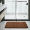 Brown Memory Foam Bathroom Mat 1 Brown Memory Foam Bathroom Mat -Bed Linings Sale Brown 03