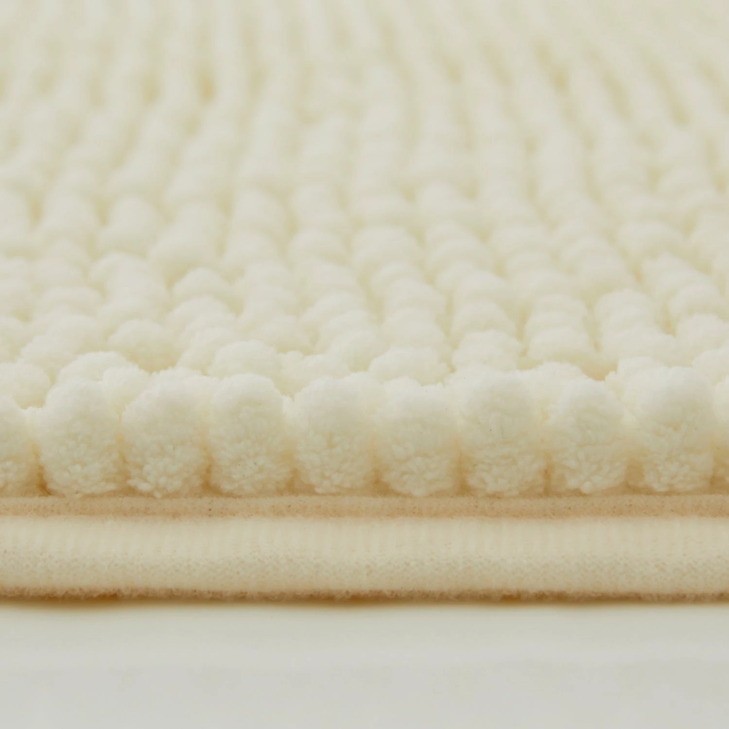 Chenille Bath Mat Cream 7 Chenille Bath Mat Cream - Image 5
