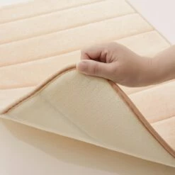 Cream Memory Foam Bathroom Mat 9 Cream Memory Foam Bathroom Mat -Bed Linings Sale Cream 06