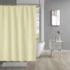 Cream Shower Curtain Waterproof Readymade Eyelet Diamond 1 Cream Shower Curtain Waterproof Readymade Eyelet Diamond -Bed Linings Sale Cream