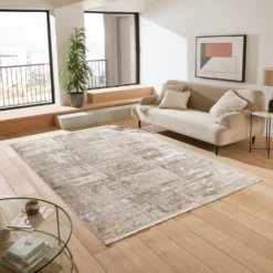 Washable Rugs Modern Dune Vintage Rectangular Runner