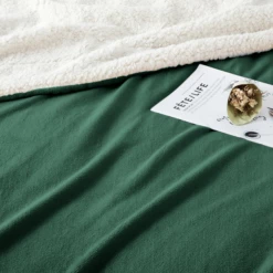 Emerald Green Throw Blanket 14 Emerald Green Throw Blanket -Bed Linings Sale Emerald 2 104ec3c8 c6eb 47cc a181 51baf631bb14