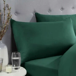 Emerald Green Pillow Cases Plain Cover Pair 12 Emerald Green Pillow Cases Plain Cover Pair -Bed Linings Sale Emerald 3 790a9a00 4d7a 472c abbc a06b1067a14d