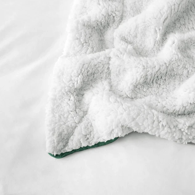 Emerald Green Throw Blanket 6 Emerald Green Throw Blanket - Image 5