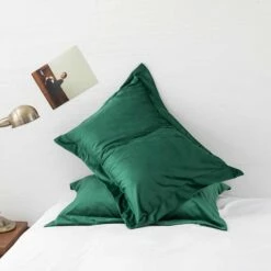 Emerald Green Duvet Cover Velvet Bedding Set -Bed Linings Sale Emerald Makhmal Duvet 3