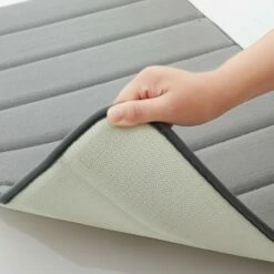 Memory Foam Grey Bathroom Mat -Bed Linings Sale Grey 05