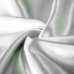 Grey Satin Silk Pillowcases Pair -Bed Linings Sale Grey 2 eef0ebe1 61f6 4d8b ab1d 52ccf6a62cdc