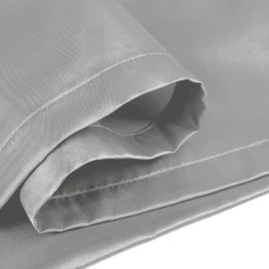 Grey Satin Silk Pillowcases Pair -Bed Linings Sale Grey 4 8d7d2482 fcd6 4459 a327 e06de88a2104