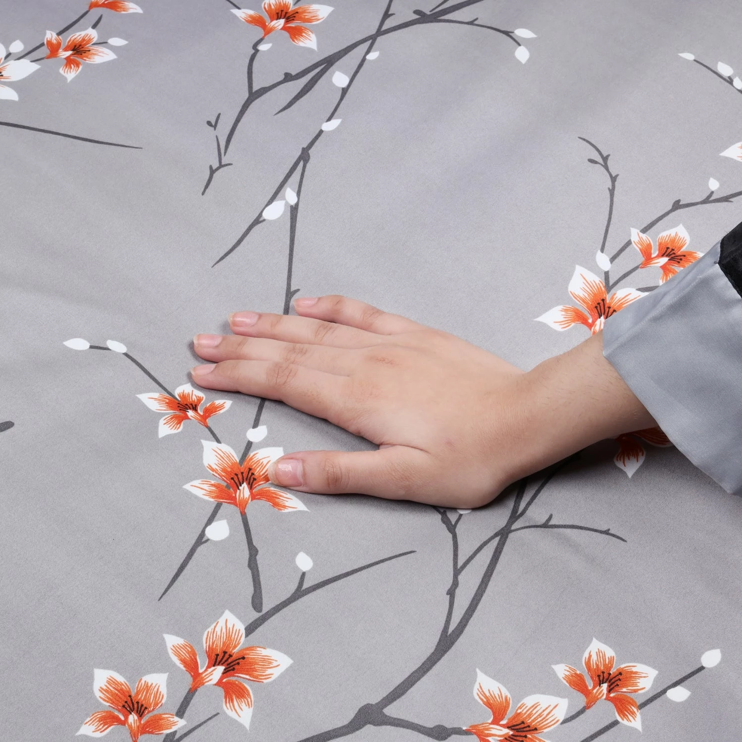 Reversible Floral Duvet Cover Set 12 Reversible Floral Duvet Cover Set - Image 10