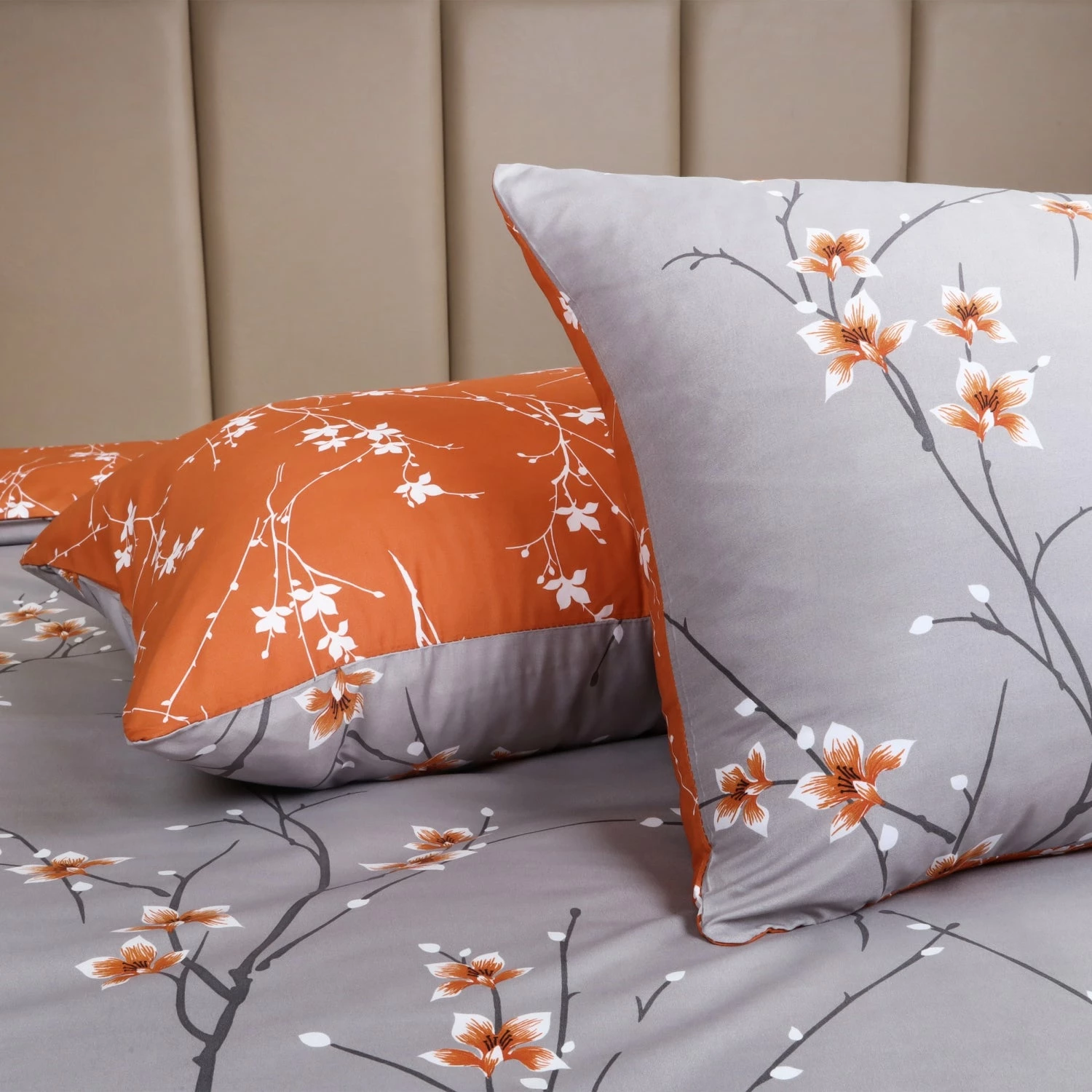 Reversible Floral Duvet Cover Set 9 Reversible Floral Duvet Cover Set - Image 7