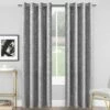 Sparkle Glitter Blackout Eyelet Curtains Silver -Bed Linings Sale Grey 5ec2eb2f de4e 4ac0 9dd1 f1961559ae12