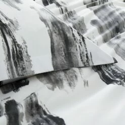 Abstract Bedding Grey Art Print Duvet Cover Set 15 Abstract Bedding Grey Art Print Duvet Cover Set -Bed Linings Sale InkWash 05