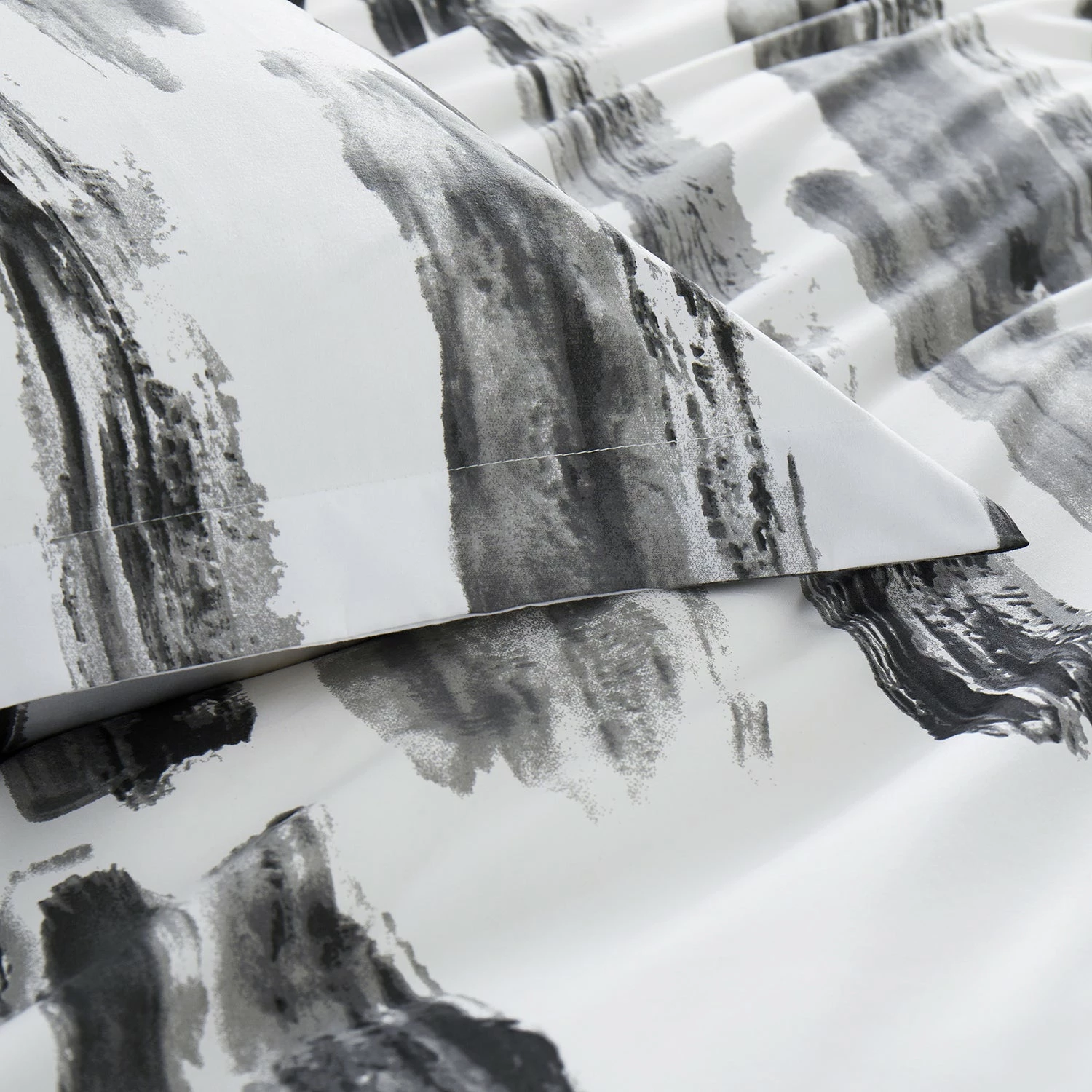 Abstract Bedding Grey Art Print Duvet Cover Set 7 Abstract Bedding Grey Art Print Duvet Cover Set - Image 5