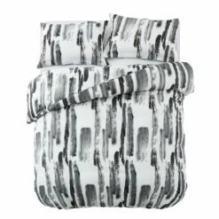Abstract Bedding Grey Art Print Duvet Cover Set 18 Abstract Bedding Grey Art Print Duvet Cover Set -Bed Linings Sale InkWash 08