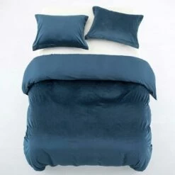 Crushed Velvet Duvet Cover Quilt Bedding Set -Bed Linings Sale Navy Blue Makhmal Duvet 2 700x 94aaf01b c6c9 433e a4fa 5aac0410b568