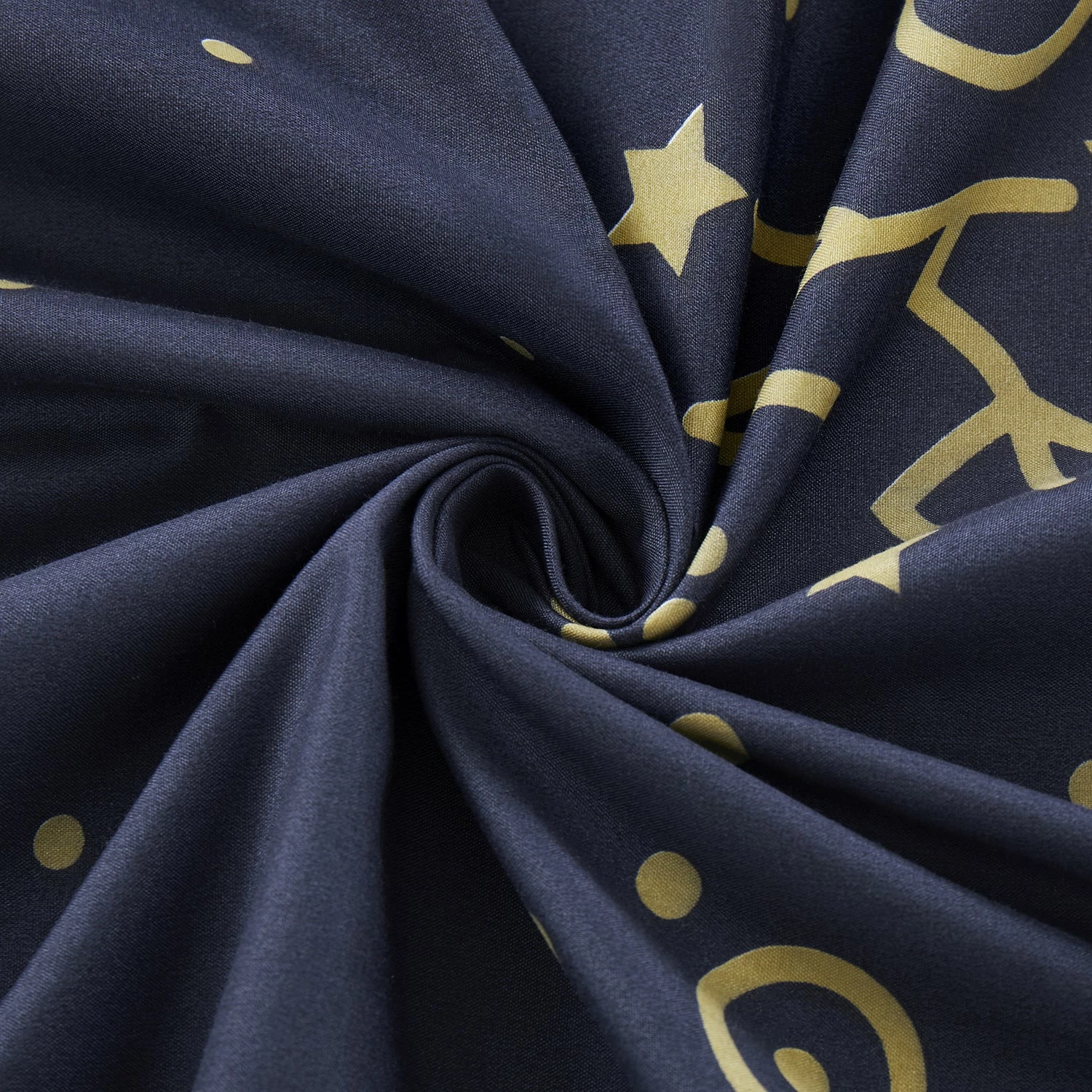 Reversible Duvet Cover Constellation Star Bedding Set Navy 8 Reversible Duvet Cover Constellation Star Bedding Set Navy - Image 6
