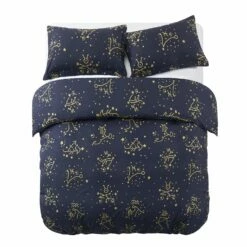 Reversible Duvet Cover Constellation Star Bedding Set Navy 18 Reversible Duvet Cover Constellation Star Bedding Set Navy -Bed Linings Sale NavyStars 08