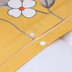 Ochre Flower Duvet Cover Set 17 Ochre Flower Duvet Cover Set -Bed Linings Sale OchreFlowers 3