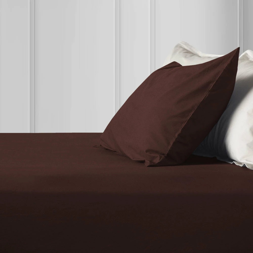 Plain Brown Pillow Case/Cover Pair 5 Plain Brown Pillow Case/Cover Pair - Image 3
