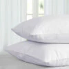 White Pillow Cases Plain Cover Pair 2 White Pillow Cases Plain Cover Pair -Bed Linings Sale PlainPillowWhite 04