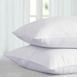 White Pillow Cases Plain Cover Pair