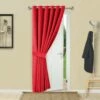 Red Curtains Indoor & Outdoor Single Panel Curtain 2 Red Curtains Indoor & Outdoor Single Panel Curtain -Bed Linings Sale Red a946ebb6 1997 4764 9e43 44b5d34b04e9