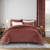 Pink Bedding Crushed Velvet Duvet Cover Set -Bed Linings Sale Rose Pink Makhmal Duvet 1