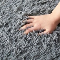 Grey Fluffy Rug Sheepskin Faux Fur Shaggy Living Room Carpet 13 Grey Fluffy Rug Sheepskin Faux Fur Shaggy Living Room Carpet -Bed Linings Sale ShaggyChinaGrey 05 1f8be574 dfb4 4075 9a2a c9f99c9d9bfe
