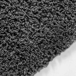 Fluffy Charcoal Rugs Small & Large Living Room Shag Pile Carpet -Bed Linings Sale ShaggyPeruRugCharcoal 02