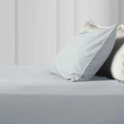 Silver Pillow Cases Plain Cover Pair -Bed Linings Sale Silver 2 0febc274 5b97 44ea aeb1 45004ee06dbb