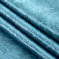 Eyelet Blackout Curtains Ready Made Embossed -Bed Linings Sale Teal 09 6594b83b 2391 4432 b967 a29260cfdd47