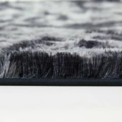 Tie Dye Grey Shaggy Rugs For Living Room -Bed Linings Sale TieDyeGrey 08