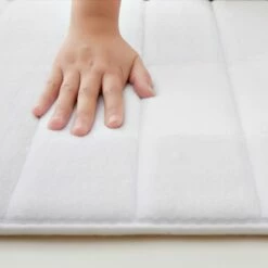 White Memory Foam Bathroom Mat 8 White Memory Foam Bathroom Mat -Bed Linings Sale White 06