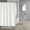 White Waterproof Shower Curtain Diamond -Bed Linings Sale White