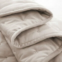 King Quilted Bedspread Beige Velvet Bedding Double Quilt Set -Bed Linings Sale beige 4 9cb9cba6 5058 46f3 ae7d 57a41feae4fe