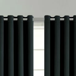 Black Blackout Curtains Readymade Eyelet Window -Bed Linings Sale black 2 b9ebf220 8d48 456b 9327 6c36cca13051