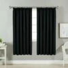 Thermal Blackout Window Curtains Pencil Pleat Black 2 Thermal Blackout Window Curtains Pencil Pleat Black -Bed Linings Sale black dba9003e e12c 40cf bad9 03d9490b6871