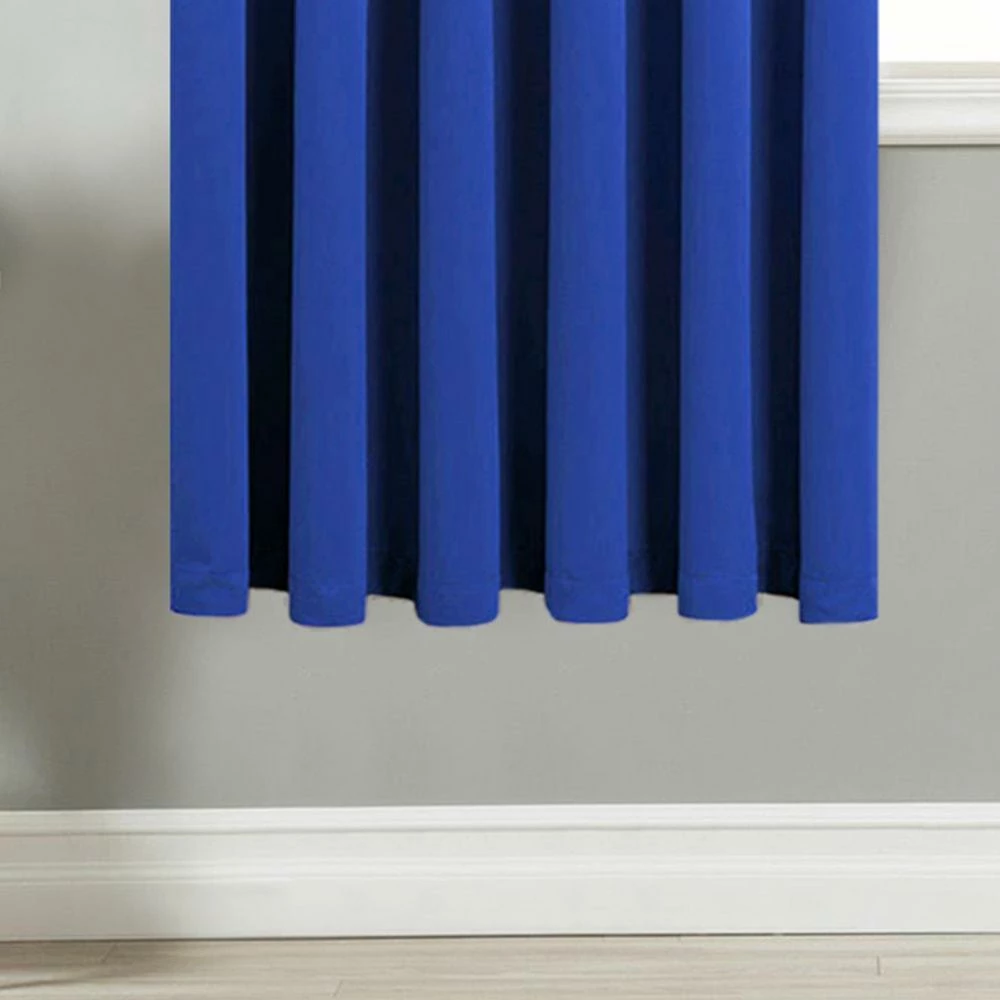 Blue Curtains Ready Made Single Panel Door Curtain 5 Blue Curtains Ready Made Single Panel Door Curtain - Image 3