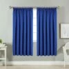 Window Drapes Blackout Pencil Pleat Blue Curtain -Bed Linings Sale blue 3de89b79 679f 4ddb b06e 66c40c547184
