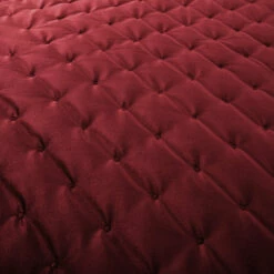 Crushed Velvet Quilted Bedspread Sets -Bed Linings Sale burgundy 1 d5de9ddd 187f 439c b21b 4c28f5c1581e