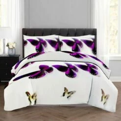 3D Bedding Butterfly Design Duvet Cover Set